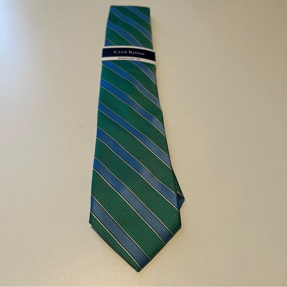 Tommy Hilfiger and Club Room Men's Green Tie Set - Picture 10 of 11